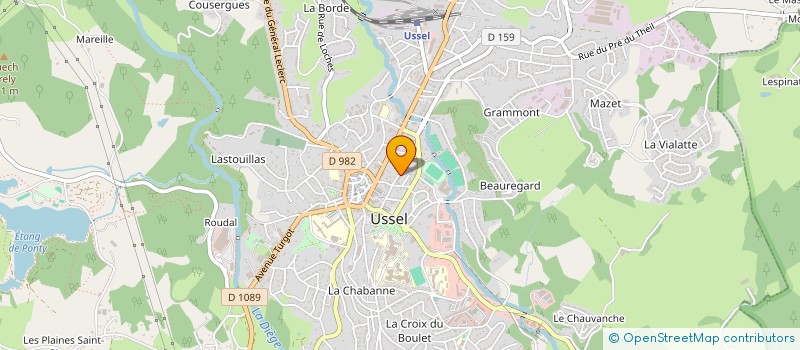 localisation de l'entreprise AUTREMENT à USSEL