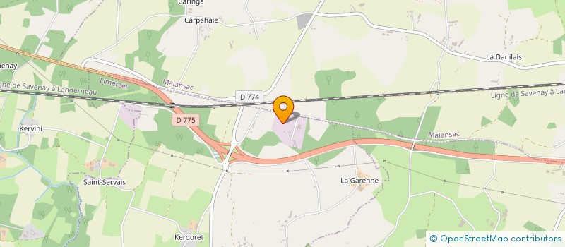 localisation de l'entreprise AUTREMENT BOIS CONSTRUCTION  LIMERZEL