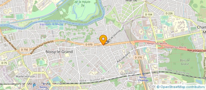 localisation de l'entreprise AUTREMENT DIT ... à NOISY-LE-GRAND