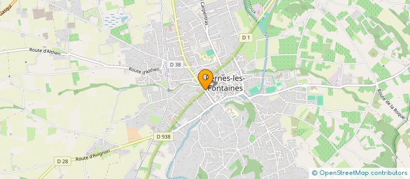 localisation de l'entreprise AUTREMENT FLEURS ET DECORATION à PERNES-LES-FONTAINES