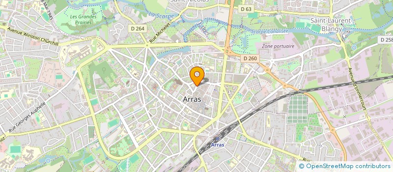 localisation de l'entreprise AUTREMENT IMMO à ARRAS