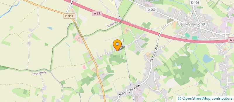 localisation de l'entreprise AUTREMENT POUR BEUVRY LA FORET  BEUVRY-LA-FORET