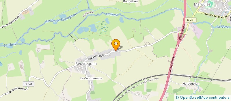 localisation de l'entreprise AUTRES CAPS  BEUVREQUEN