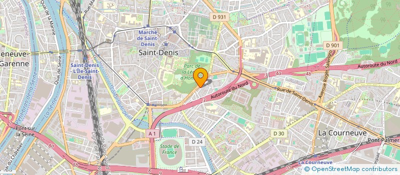 localisation de l'entreprise AUTRES DIRECTIONS  SAINT-DENIS