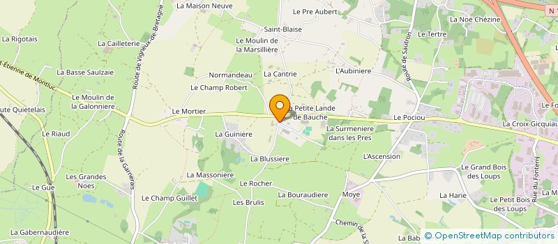 localisation de l'entreprise AUTRES PAYSAGES à COUERON