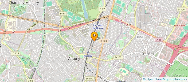 localisation de l'entreprise AUTRES TEMPS AUTRES DANSES à ANTONY