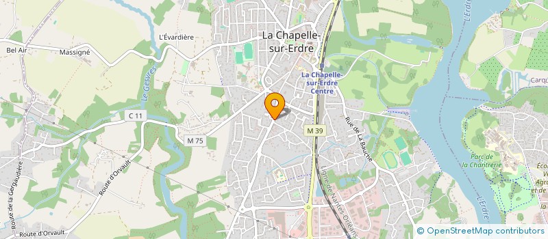 localisation de l'entreprise AUTRET-CAPRON-CROSNIER à LA CHAPELLE-SUR-ERDRE
