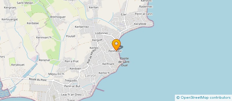 localisation de l'entreprise AUTRET-LE CORRE-LES MOUETTES  LOCTUDY