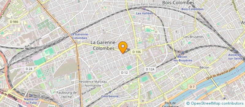 localisation de l'entreprise AUTRIKON FRANCE à LA GARENNE-COLOMBES