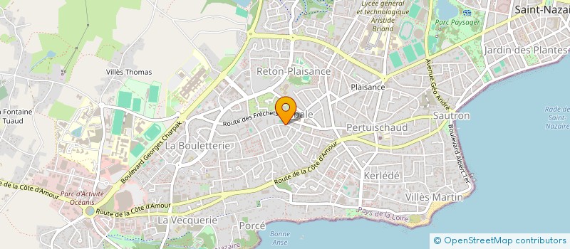 localisation de l'entreprise AUTRUI C'EST NOUS  SAINT-NAZAIRE