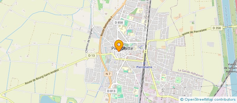 localisation de l'entreprise AUTUCHE NICOLAS ET PITOT SEVERINE  PIERRELATTE