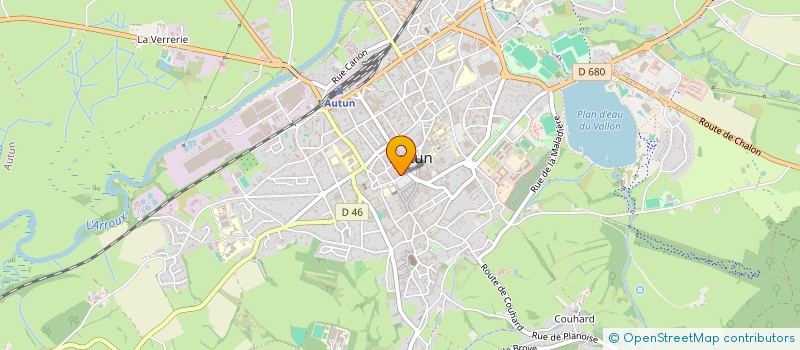 localisation de l'entreprise AUTUN DESTINATION CULTURE  AUTUN