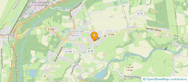 localisation de l'entreprise AUTUNOIS  LA BARTHE-DE-NESTE