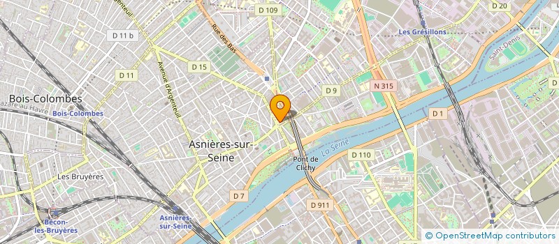 localisation de l'entreprise AUTUNY à ASNIERES-SUR-SEINE