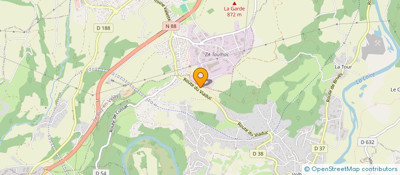 localisation de l'entreprise AUTUSSE  POLIGNAC