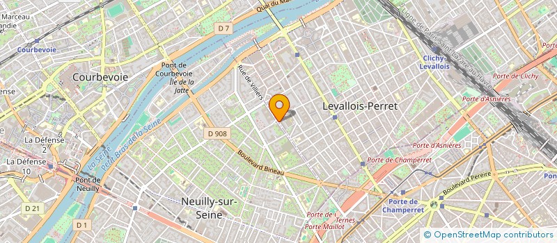 localisation de l'entreprise AUUM FINANCE à LEVALLOIS-PERRET