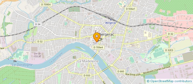 localisation de l'entreprise AUV à BERGERAC