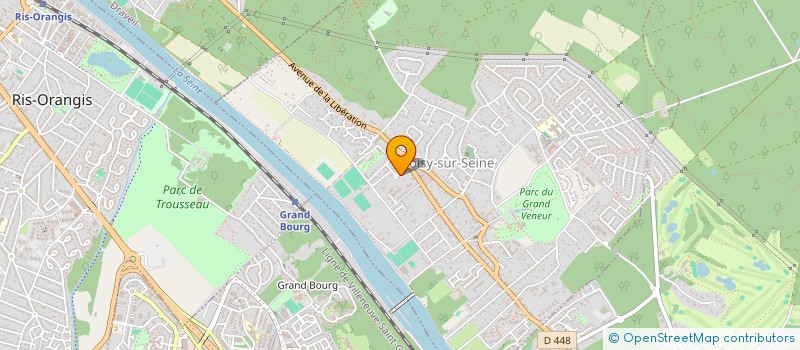 localisation de l'entreprise AUV à SOISY-SUR-SEINE