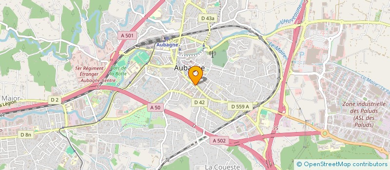 localisation de l'entreprise AUVA IMMOBILIER à AUBAGNE