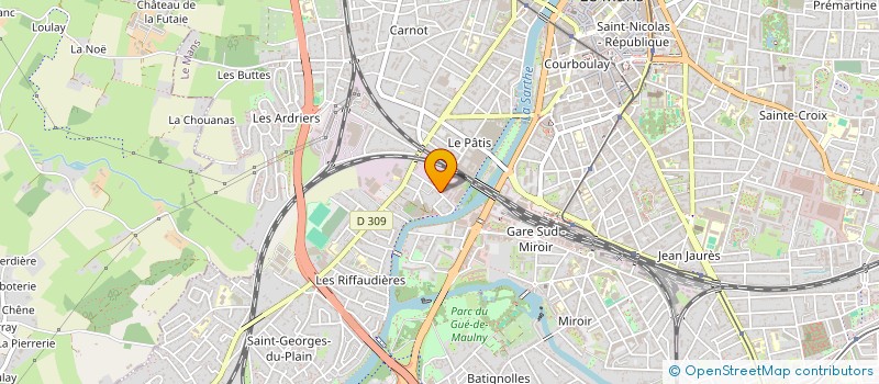 localisation de l'entreprise AUVALE  LE MANS