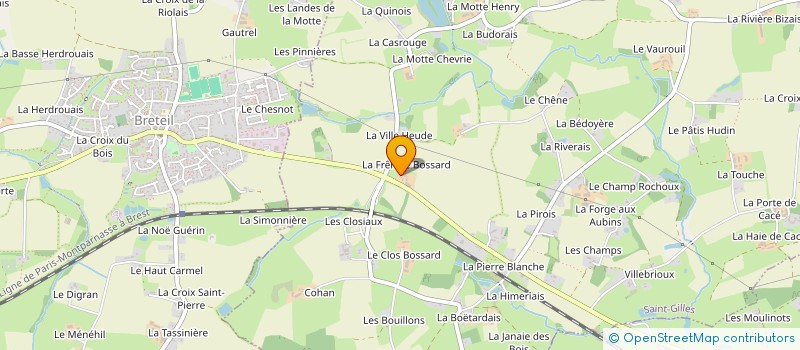 localisation de l'entreprise AUVE TP  SAINT-GILLES