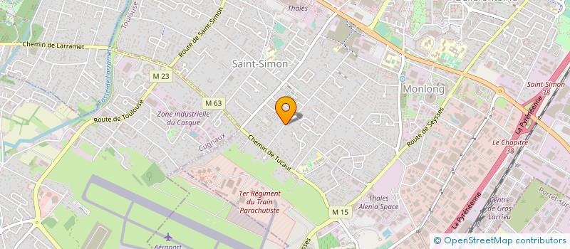 localisation de l'entreprise AUVEA à TOULOUSE