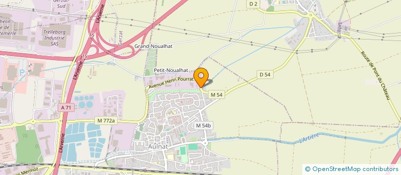 localisation de l'entreprise AUVER LODGE  AULNAT