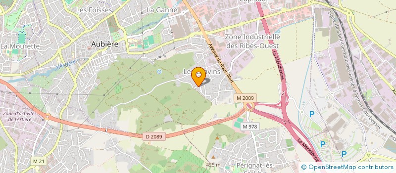 localisation de l'entreprise AUVERGNAT DRIVER  AUBIERE