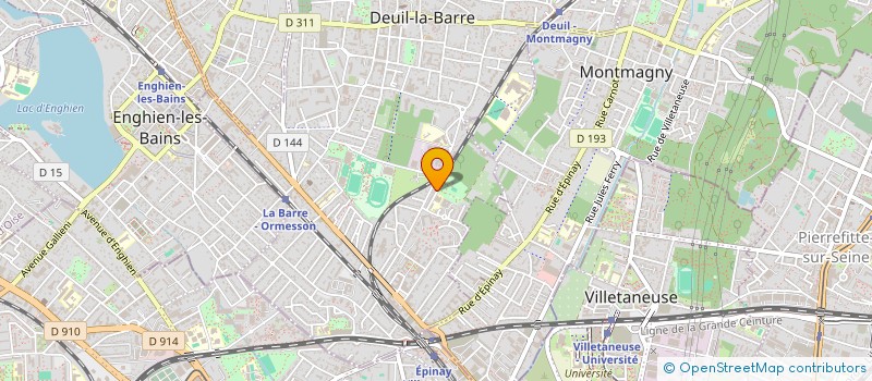 localisation de l'entreprise AUVERGNE 95  DEUIL-LA-BARRE