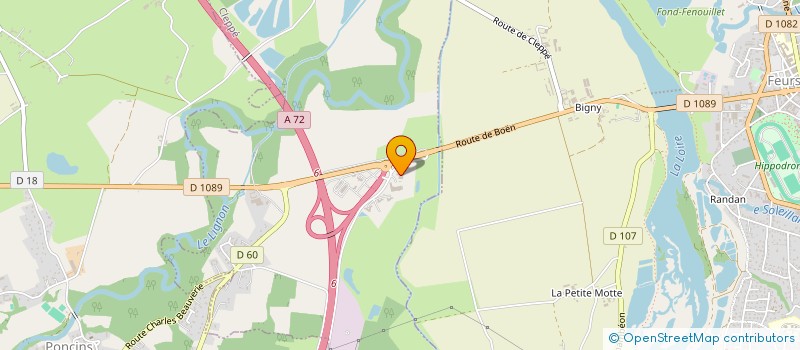 localisation de l'entreprise AUVERGNE BETONS SPECIAUX  CLEPPE