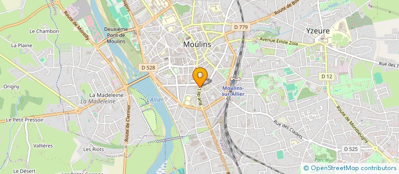localisation de l'entreprise AUVERGNE BOURGOGNE CONSTRUCT ET RENOVATI à MOULINS