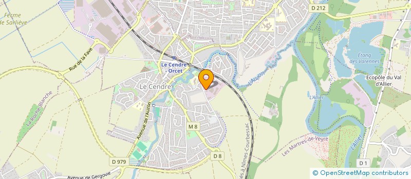 localisation de l'entreprise AUVERGNE BPM MAINTENANCE  LE CENDRE