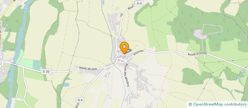 localisation de l'entreprise AUVERGNE BUILDER COMPAGNON  CULHAT