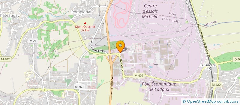 localisation de l'entreprise AUVERGNE BUREAUX  CEBAZAT