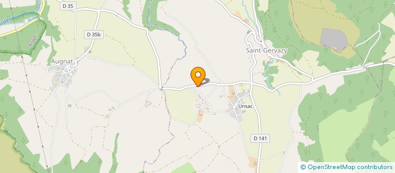 localisation de l'entreprise AUVERGNE CLOTURES à AUGNAT