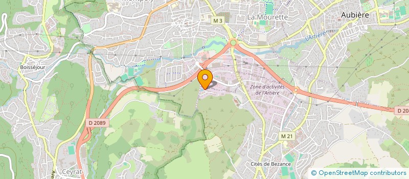 localisation de l'entreprise AUVERGNE CONCEPT SOLUTIONS  ROMAGNAT