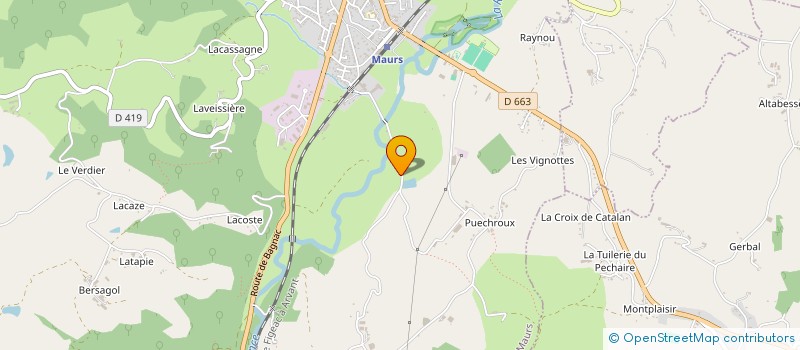 localisation de l'entreprise AUVERGNE CONSERVES à MAURS