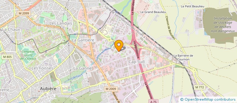 localisation de l'entreprise AUVERGNE ENERGIES SOLUTIONS  AUBIERE