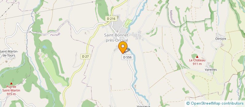 localisation de l'entreprise AUVERGNE FERMETURES à VERNINES