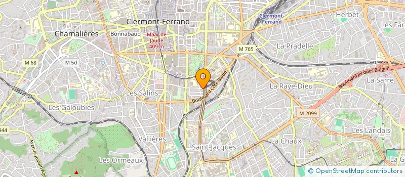 localisation de l'entreprise AUVERGNE FLORES  CLERMONT-FERRAND