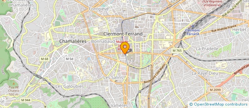 localisation de l'entreprise AUVERGNE HABITAT  CLERMONT-FERRAND