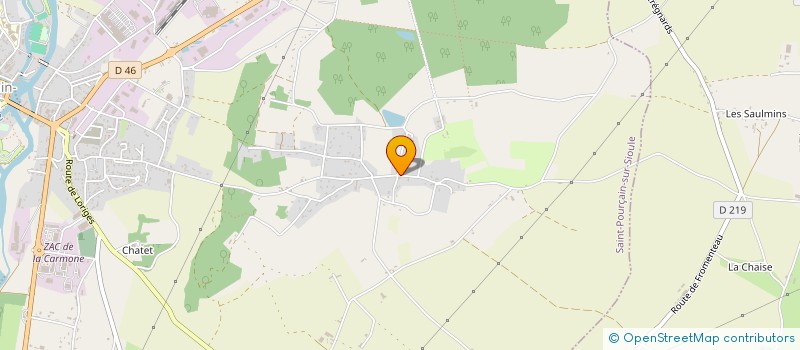 localisation de l'entreprise AUVERGNE HABITAT CONSEIL BY SVHM  SAINT-POURCAIN-SUR-SIOULE