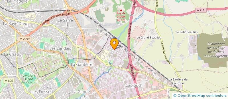 localisation de l'entreprise AUVERGNE INFORMATIQUE SERVICES  CLERMONT-FERRAND