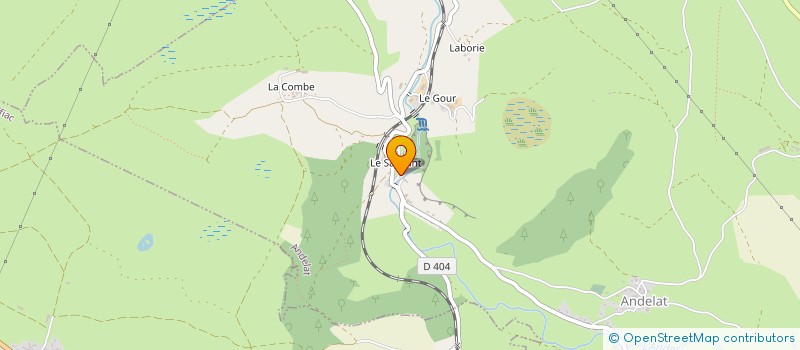 localisation de l'entreprise AUVERGNE ISOPLAC à ANDELAT