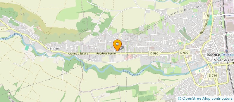 localisation de l'entreprise AUVERGNE LAMBRETTA  ISSOIRE