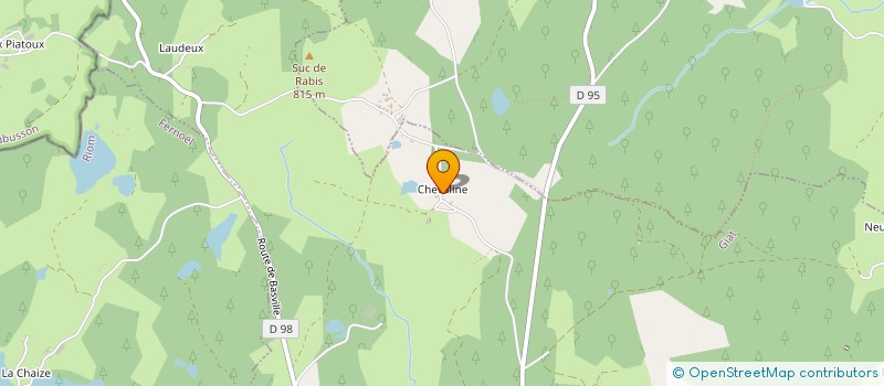 localisation de l'entreprise AUVERGNE LIMOUSIN BOIS à GIAT