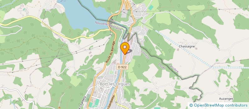 localisation de l'entreprise AUVERGNE LIMOUSIN FUNERAIRE SARL à BORT-LES-ORGUES