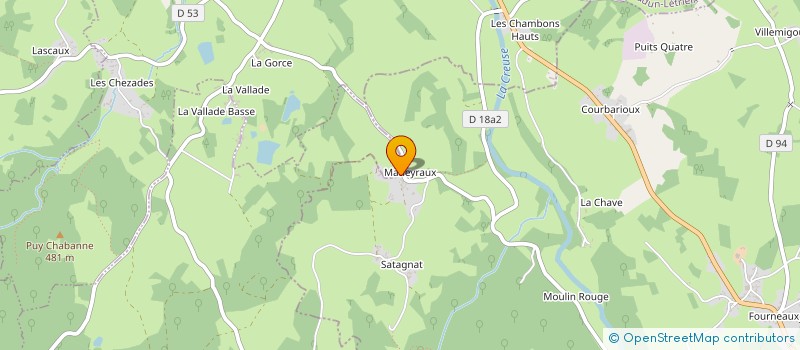 localisation de l'entreprise AUVERGNE LIMOUSIN IMMOBILIER à SAINT-MEDARD-LA-ROCHETTE