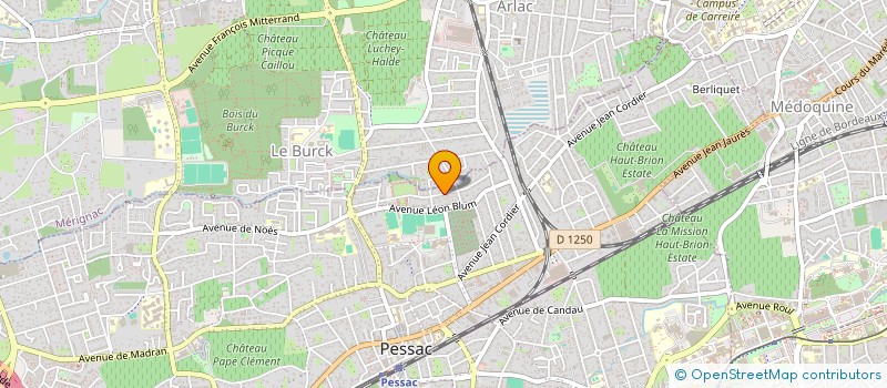 localisation de l'entreprise AUVERGNE LOCAL D'ENTREPRISE CLERMONT  PARIS