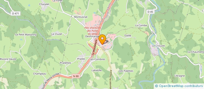 localisation de l'entreprise AUVERGNE MANUFACTURES à LA SEAUVE-SUR-SEMENE